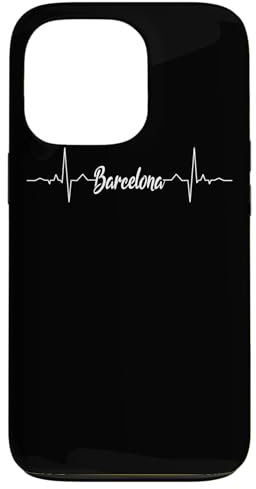 Herzschlag-Design für einen Barcelona-Fan oder einen Hülle für iPhone 13 Pro