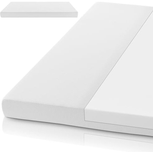 Juskys Kaltschaummatratze 80x160 cm, atmungsaktiv & antibakteriell, Bezug abziehbar & waschbar, Härtegrad H2, 10 cm Höhe - Matratze aus Kaltschaum