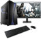 Gaming PC mit Windows 11 Home, AMD Ryzen 5 5600 6X 3500 MHz, 1000 GB M.2 SSD, 16 GB DDR4-RAM, GeForce RTX 3050, MSI Mainbaord, USB 3.2, 27 Zoll Full-HD, Tastatur/Maus-Set, M11460H