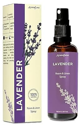 AROMAFUME - Spray pour intérieur et linge aux huiles essentielles 100% naturelles (LAVANDE)