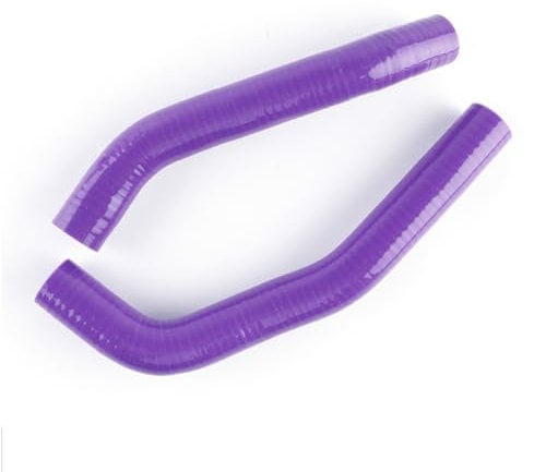 ASYXPCRH Compatibile con YAMAHA YZ 85 1997-2021 Kit tubo refrigerante radiatore in silicone ad alte prestazioni (viola)