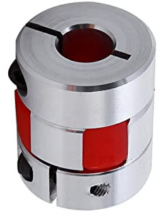 Pflaumenkopplung Flexible Wellenkupplungen CNC -Stepper -Motor -Encoder -Koppler, Stabil und Zuverlässig für Stoßdämpfung, Gute Elektrische Isolierung, Hochstrahlendes