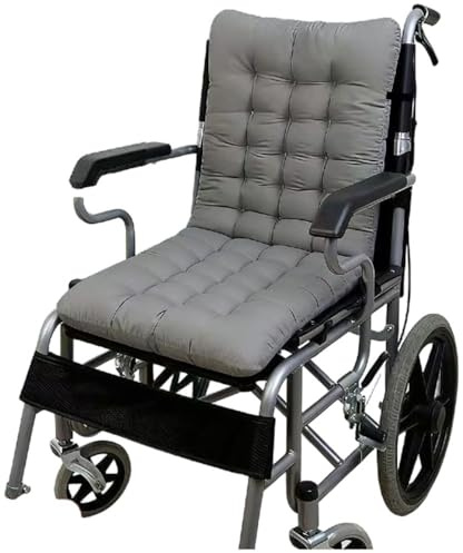 HUTRADE Cojín Antiescaras Integrado para Silla De Ruedas con Respaldo, Reductor Presión Lavable En Poliéster/Algodón, Previene Úlceras por Presión Accesorio para Sillas Ruedas Y Oficina