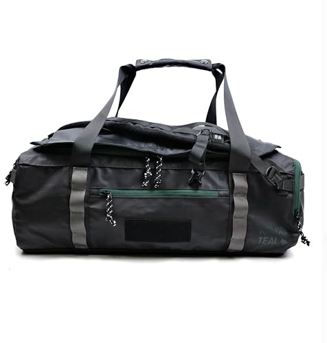 KalgoTeal Utility Duffle Bag 40L, Convertible Backpack for Travel, Gym & Commute, Water Repellent