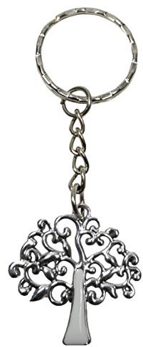 PUNTO CASA 12 Pezzi Portachiavi Ciondolo in Metallo Albero della Vita Smalto bomboniera