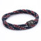 Wind Passion Armband Unisex Maritim Segeltau mit Magnetverschluss für Männer und Frauen, Rot, Large ( Wrist size: 17.5 - 19.4 cm )