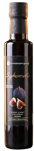 Koutsogiorgakis Family Fig Syrup 250ml | 100% Natural Fig Extract | High in Natural Fiber | No Added Sugar | Vegan Alternative Sweetener