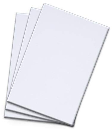 Ahlrsyy Netko Notizblöcke, blanko, Weiß, 2 x 100 Blatt, Blanko-Schreibblöcke, Memoblöcke für Mehrzweckgebrauch, 10,2 x 15,2 cm, 2 Stück