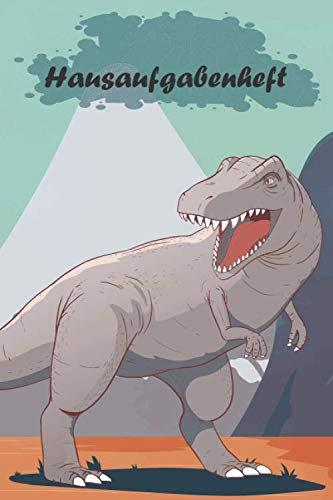 Hausaufgabenheft: für clevere mit Tyrannosaurus Rex Dinosaurier, zum Eintragen von Hausaufgaben, Notizen für 52 Wochen. Schulplaner, Stundenplan, Schulnoten Übersicht, Terminplaner für Klassenarbeiten