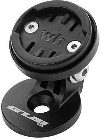 Lixada Soporte de Montaje de Tapa Superior de Vástago de Bicicleta Ajustable con 4 Adaptadores Compatible para Bryton para Cateye para Computadoras de Ciclismo Wahoo
