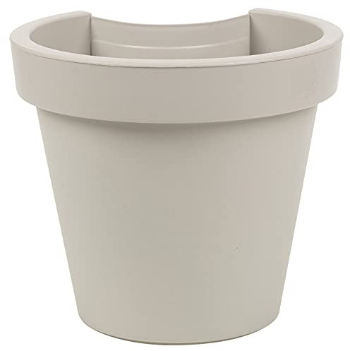 URBNLIVING Adjustable Drain Pipe Flower Pot Planter with Straps in 4 Colours (Taupe)