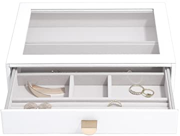 Stackers Pebble White Classic Jewellery Box Display Drawer