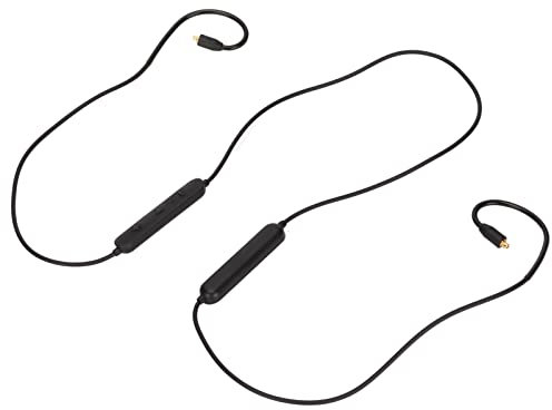 banapoy 2,0 Mm MMCX-Adapterkabel, Drahtloses Bluetooth 5.0-Kopfhörerkabel mit Mikrofon und Fernbedienung, Kopfhörerkabel mit Niedriger Latenz, 10 M Übertragung für Se215 Se315 Se425 Se535 Se846