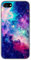 1001coques Coque de Téléphone Compatible avec iPhone 8, Design Galaxie Bleue, Imprimée en France, Étui Souple en Silicone, Housse de Protection.