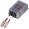 Fafeicy Solarbatterie-Laderegler, MPPT Boost Spannung Einstellbar Wasserdichter Solarladeregler, mit LED-Anzeige, Wirkungsgrad ≥95%, Rauschen <55dB(400 W)
