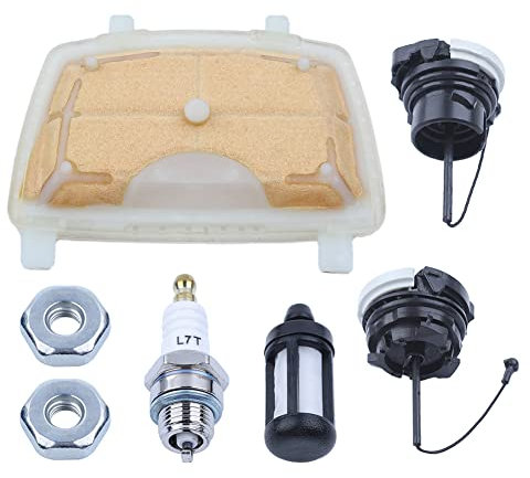 Gubeter Air Fuel Filter Tank Cap Nut Kit, para Stihl Ms171 Ms181 Ms211 Motosierra Parte, 1139 120 1602