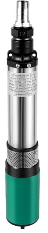 Pompa dell'acqua a testa di pompa, per veicoli elettrici, a energia solare, per pozzi profondi, 320 W, 24 V, 5 m³, 25 m
