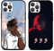 nurkorki [2 Stück] Handyhülle für iPhone 12/12 Pro 6,1 Hülle, Schwarz Weiche Silikon mit Cool Rapper Juice Wrld Design Schutzhülle Premium TPU Stoßfest Bumper Case für iPhone 12 Pro