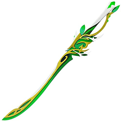 KAROON Genshin Costume d'arme de cosplay Genshin Lumière d'impact de Foliar Alhaitham 5 étoiles Épée Cosplay Arme Accessoires
