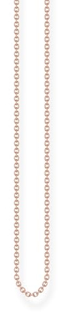 THOMAS SABO Erbskette 925er Sterlingsilber, Geschwärzt