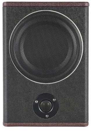Subwoofer Coche Subwoofer Activo Autoamplificado Monitores De Estudio, Ultracompacto, Fácil De Instalar Bajo El Asiento, Amplificador Integrado 600W, 8
