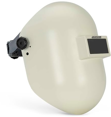 Jackson Safety PL280 Pipeline Welding Helmet - Shade 10 Flip Front Welding Hood - ANSI Z87.1 - Made in USA (Multiple Headgear Styles and Colors)