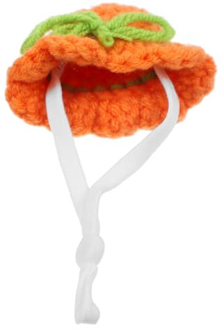 SEWOART Mini-strickmütze Für Hamster Kleine Haustiermütze Meerschweinchenmütze Weiches Material Verstellbarer Riemen Für Fotos