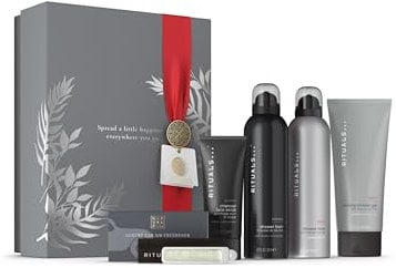 RITUALS Gift Set Homme Large - Skincare Products Enriched with Bamboo, Japanese mint and Cedar wood - Bath Gift Box with Invigorating and Refreshing Properties