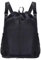 Drawstring Gym Bag for Men Women, Water-Resistant Swimming Bag with Shoe Compartment, Sports PE Backpack for School Travel Fitness, Black (Patent Pending)