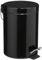 Solty – Papelera baño Negra 3L con Pedal Silencioso | Cubo basura Interior Extraíble y Tapa con Cierre Amortiguado | Acero Inoxidable Antióxido | Compacta y Elegante para WC, Lavabo o Aseo Moderno
