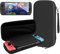 Rojeuinn Funda Estuche para Nintendo Switch 2 +1 Pieza Protector de Pantalla de Cristal Vidrio Templado, Almacenamiento portátil para Consola Nintendo Switch y Accesorios -Negro