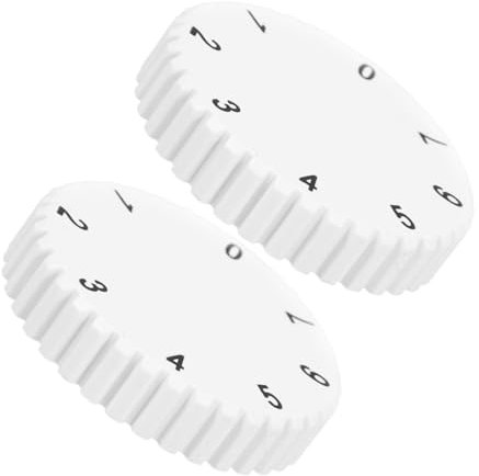 WHAMVOX 2pezzi Manopole Per Frigorifero Manopole Di Controllo Termostato Per Temperatura Freezer Facili Da Installare Regolabili e Plastica Resistente Per Gestione Precisa Della