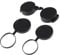 LABRIMP 3PCS Eyepiece Lens Cap for Telescope Waterproof Objective Lens Cover Sturdy Rubber Telescope Accessory for Outdoor Use
