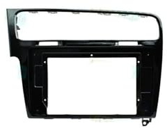 Dgmrcie Pannello Autoradio Auto Android Radio Stereo Lettore Cornice Fascia Pannello di Cablaggio Alimentazione Canbus per VW per Golf 7 R VII MK7 2013-2020 Mascherina(Only Frame1)