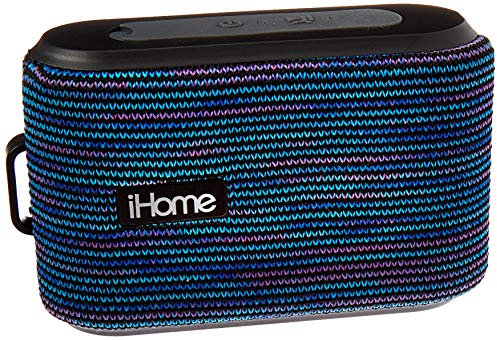 iHome antideslizante y resistente al agua tela batería Bluetooth altavoz con manos libres
