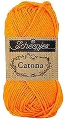 Scheepjes - Scheepjes Catona 281 Tangerine Yarn - 1x25g