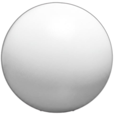 EXTRUMOL | Bola de Polietileno de 450 mm de Diámetro | Para Luminaria Exterior | Difusor Esférico Opal Resistente a Impactos | Bola de Iluminación para Jardín, Parques, Urbanizaciones y Alumbrado