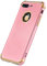 iPhone 8 Plus Coque, Ultra fin Coque iPhone 8 Plus Mat Flexible, Styles 3 en 1 en métal galvanisé résistant aux chocs de luxe Coque, magnétique, Coque de protection pour iPhone 8 Plus rose gold