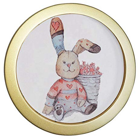 Levoberg Bilderrahmen rund Gold, Fotorahmen rund aus Holz & MDF für Schlafzimmer Wohnzimmer Wand Fotorahmen Wanddekoration 8in(Äußerer Rahmen-Durchmesser: 24cm)