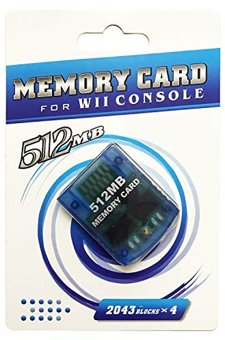 AreMe - Tarjeta de Memoria para Consola Nintendo Wii Gamecube GC