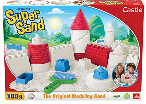 Goliath - Super Sand -Château De Sable - Mallette de Loisirs Créatifs pour Enfants dès 4 ans - Sable Magique - Doux au Toucher - Ne Sèche Pas - Comme de la Pâte à Modeler.