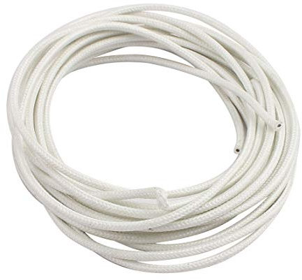sourcing map 5M/16.4ft 1mm2 500C Cobertura Fibra Vidrio, Cable Alta Temperatura
