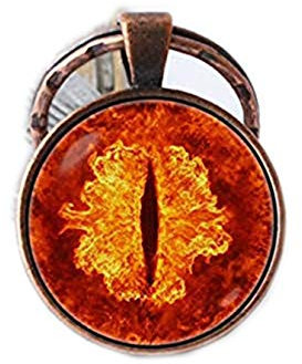 Bloody devil Art Picture Key Chains,Eye of Sauron keychain Key ring Dragon guardian Evil eye jewelry Fantasy gift Sauron eye pendant Dragon Eye Accessories Key holder Fiery eye,Gift of love, farblos,