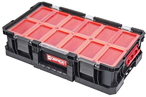 XL Modular Wählbar Werkzeugtrolley, Werkstattkoffer Set, Werkstattwagen Set ausQ-Brick Serie mit viel Zubehör! Der mobile Alleskönner - Privat & Gewerbe (Organizer Plus)