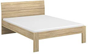 Rauch Möbel Flexx Bett Doppelbett Futonbett in Eiche Sonoma, Holz, Liegefläche 140 x 200 cm Gesamtmaße Bett BxHxT 145 x 90 x 209 cm
