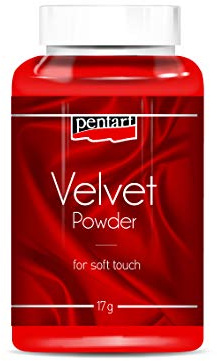 Zita`s Creative Samtpulver 17g - rot. Velvet Pulver, Velvet Powder