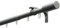 GARDINIA Gardinenstangen Set Paros, 1-Lauf, Ø 22/19 mm, Metall, Edelstahl-Optik, 100-190 cm