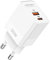 30W USB C Ladegerät,NITASA PD&QC 3.0 2 Port Ladestecker Adapter Charger,USB-C Stecker Netzteil Schnellladegerät für iPhone 14/13/12 Pro Max,iPad,Samsung Galaxy(25W PPS)S22/S23,Google Pixel 7 6 Pro 6a