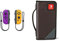 Nintendo Controller Set da 2 Joystick, Viola Neon e Arancione Neon + Custodia Folio