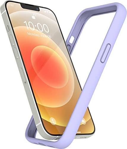K TOMOTO Custodia Paraurti Compatibile con iPhone 12 Mini 5,4, Viola Chiaro